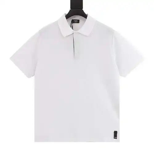 Fendi FD FF placket short-sleeved polo shirt VV