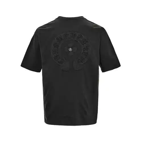 CH/Cro Heart 24ss Sanskrit embroidered patch horseshoe short sleeves