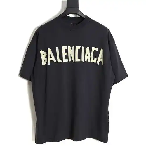 BLCG Balenciaga 23SS Masking Tape Short Sleeve T-Shirt
