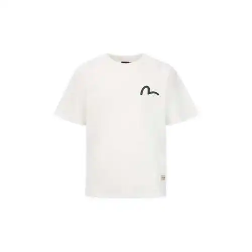 EV*ISU Lucky God Seagull Lucky Cat Print Short Sleeve