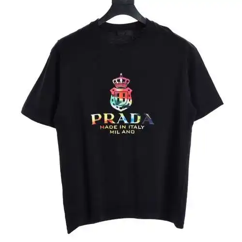 PRD gradient crown logo printed short sleeves