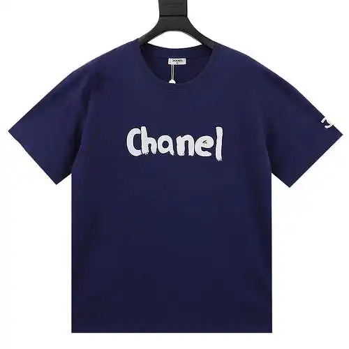 CHA*NEL / Chanel Xiaoxiang letter printed LOGO short-sleeved T-shirt