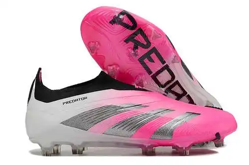 Llegada) Zapatillas de fútbol Adidas Falcon Essence totalmente tejidas de caña alta FG con cordones 