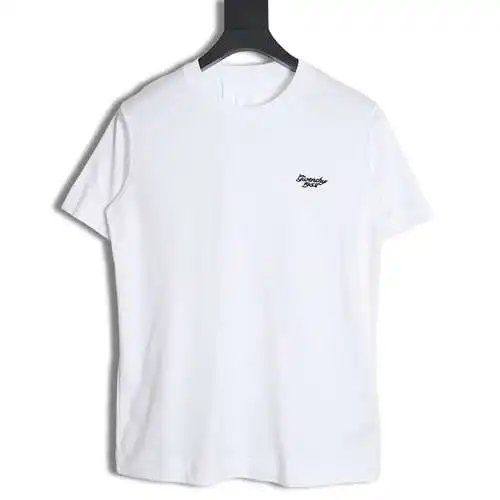 GVC Givenchy 24SS small letter embroidered short-sleeved T-shirt