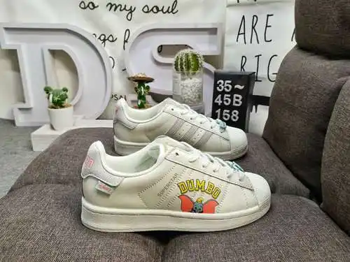 158D Adidas Originals SUPERSTAR W zapatillas deportivas clásicas informales con punta de concha, eti