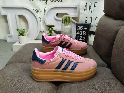 122DAdidas Originals Gazelle Bold W trébol suela gruesa de tres capas zapatillas deportivas informal