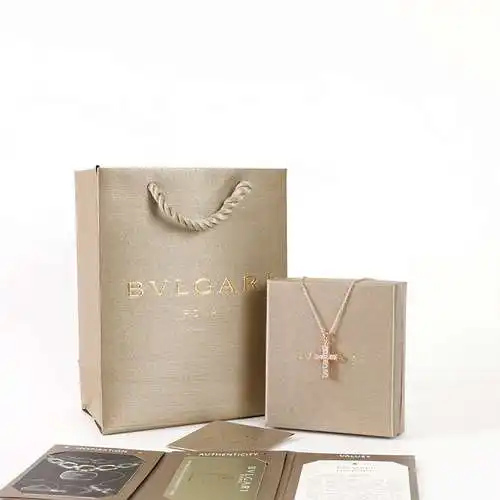 Bvlgari full diamond necklace series, our exclusive real shot