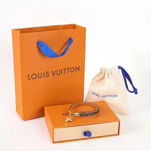 1V Vivienne mascot leather bracelet