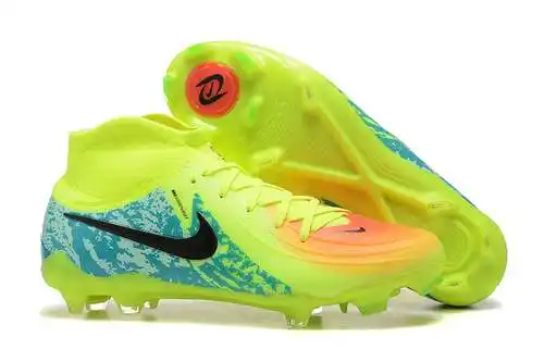 Llegada) Zapatillas de fútbol Nike Yuesha FG de caña alta, impermeables y totalmente tejidas, NIKE P