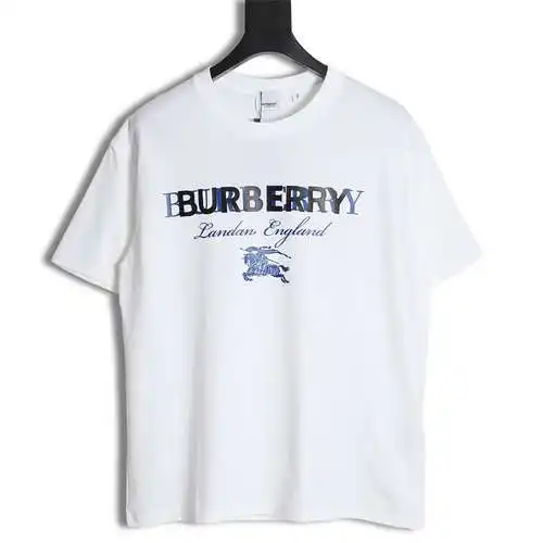 BBR Burberry 23SS overlapping letters war horse print short-sleeved T-shirt