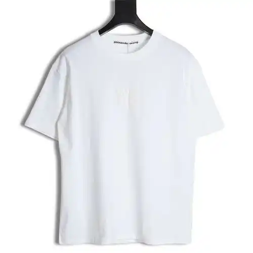 AW Alexander Wang 23SS foam flag letter short-sleeved T-shirt