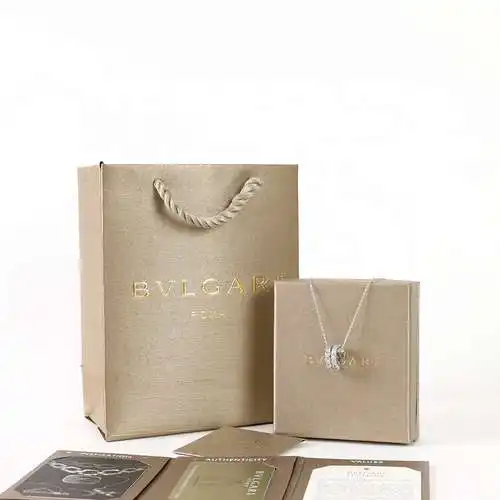 Bvlgari full diamond necklace series, our store’s exclusive real shot!