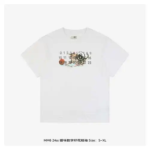 ◇MM6 24ss cat digital print short sleeves