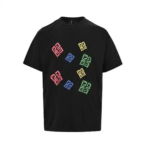GVC/Givenchy 24ss marker pen graffiti logo short sleeves