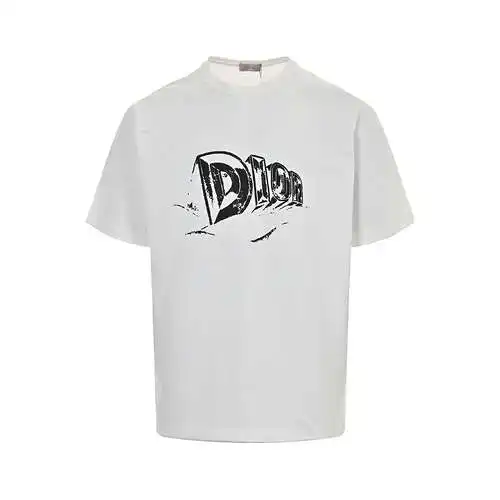 CD/Dior 23ss chest letter print short sleeves