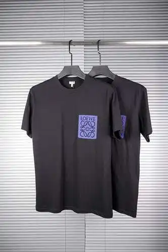 Loewe short sleeves with embroidered pockets black