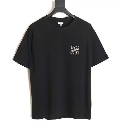 LE Loewe 24SS small embroidered logo short-sleeved T-shirt