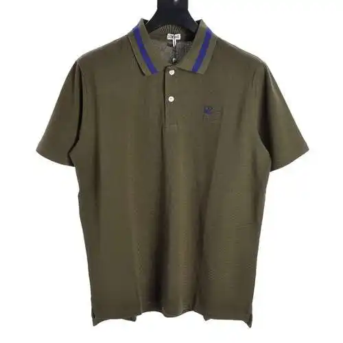 LE colorblock embroidered logo short-sleeved POLO shirt on chest