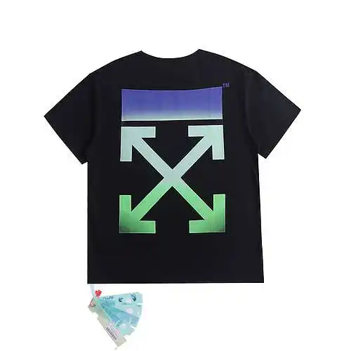 OW gradient arrow print short sleeves