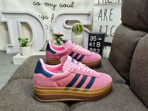862DAdidas Originals Gazelle Bold W trébol suela gruesa de tres capas zapatillas deportivas informal