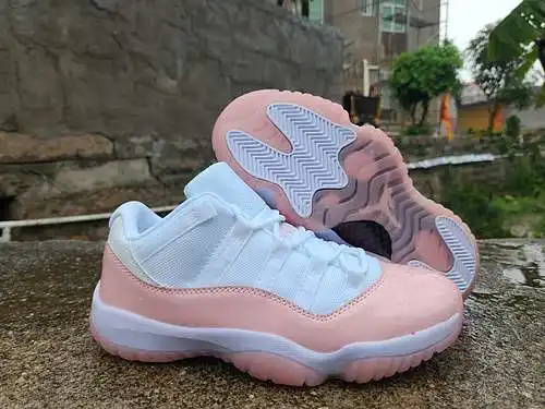 jordan11 bajo superior blanco rosa claro 36---47