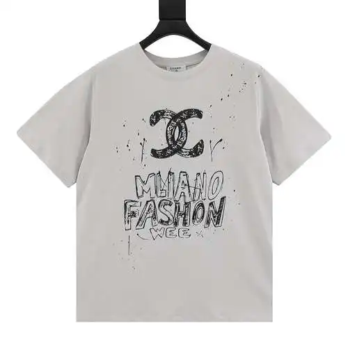 CHA*NEL graffiti letter short sleeves