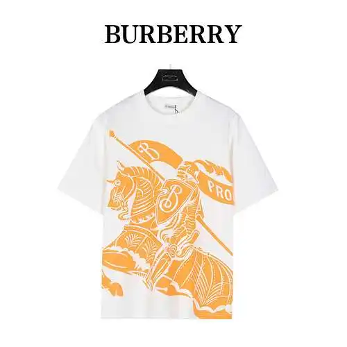 BBR/Burberry 24ss Royal Knight War Horse Printed Short-Sleeved T-shirt
