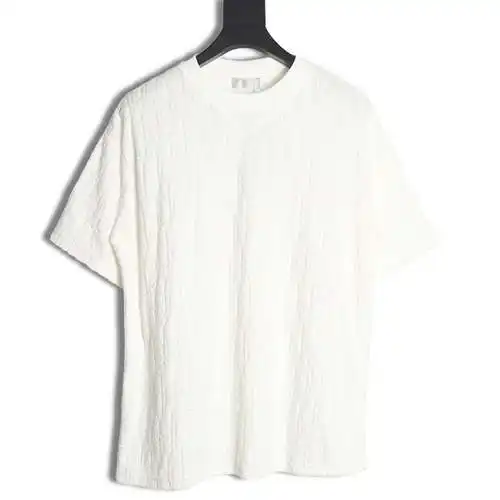 CD Dior 24SS all-over jacquard terry short-sleeved T-shirt