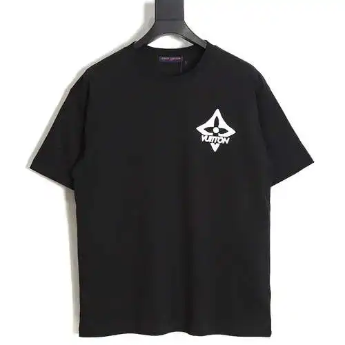 LV Louis Vuitton 23SS foam letter print short-sleeved T-shirt