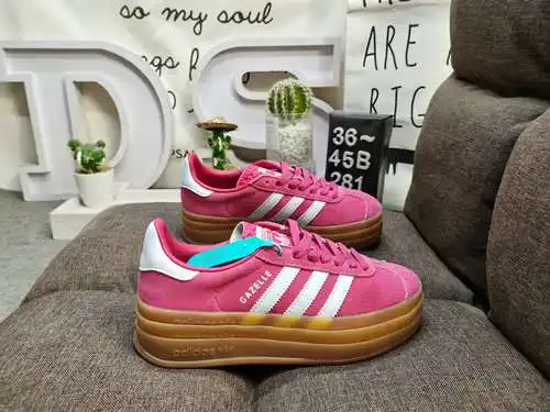 281DAdidas Originals Gazelle Bold W trébol suela gruesa de tres capas zapatillas deportivas informal