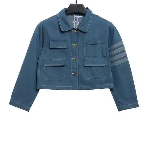 TB blue denim work denim jacket