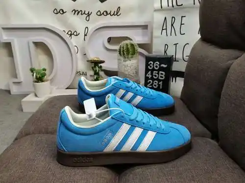 281D Adidas VL Court 2.0 NEO series zapatillas casual transpirables, cómodas y ligeras