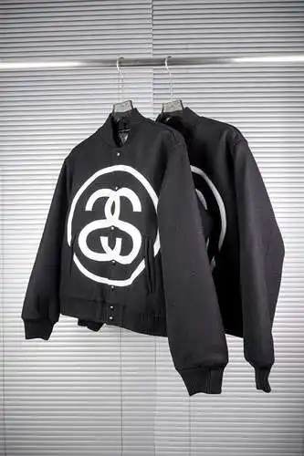 STUSSY single-breasted baseball jersey