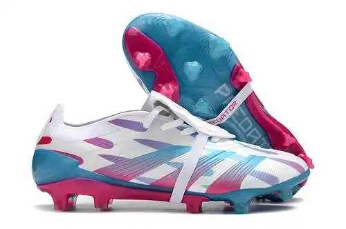 Llegada) Zapatillas de fútbol Adidas Falcon 24 totalmente tejidas de caña alta FG con cordones PREDA