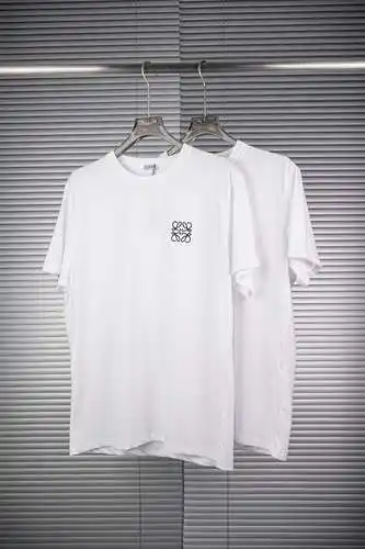 Top quality Loewe chest embroidered short sleeves white