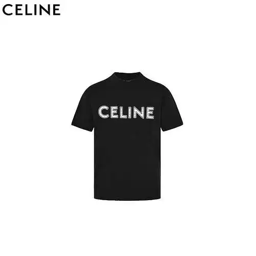 CE/Céline 24FW letter rivet printed winter short sleeves