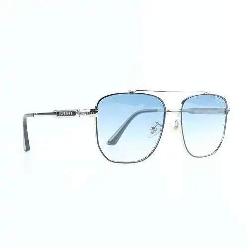 Burberry BBR Modern Urban Series Pure Titanium Frame Sunglasses Asian Edition Men's