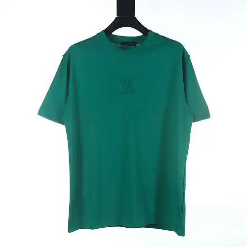 LV three-dimensional embossed short-sleeved T-shirt