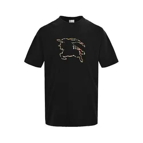 BBR/Burberry 24ss hollow war horse print short sleeves