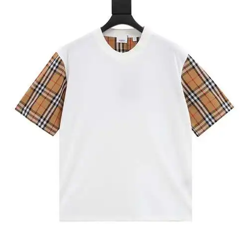 BBR Plaid Sleeve Short Sleeve T-Shirt