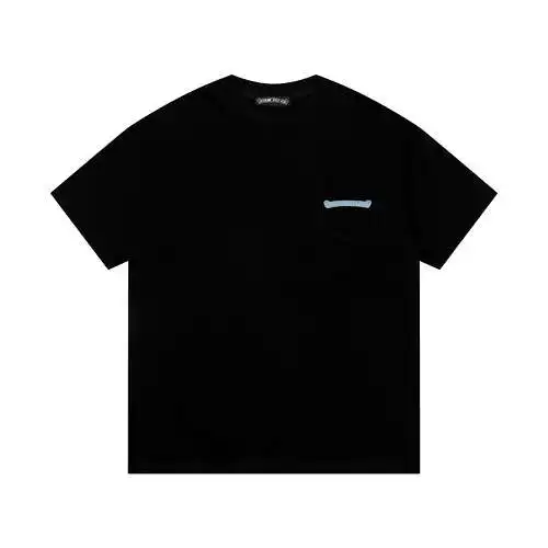 CH Crow Heart Overlapping Cross Print Short Sleeves