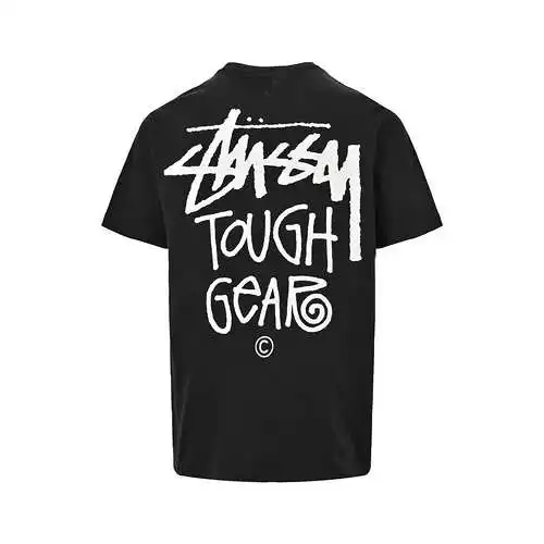 Stu*ssy/Stuxi 24ss graffiti letter print short sleeves