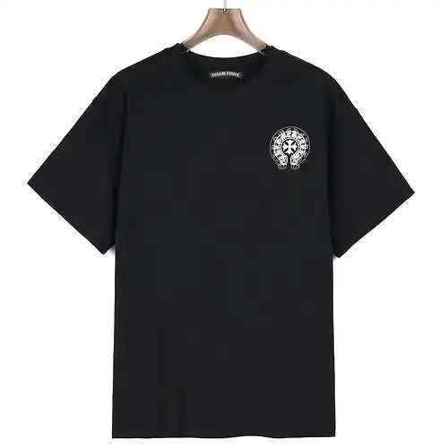 CH/Cro Heart Sanskrit letter foam printed short-sleeved T-shirt