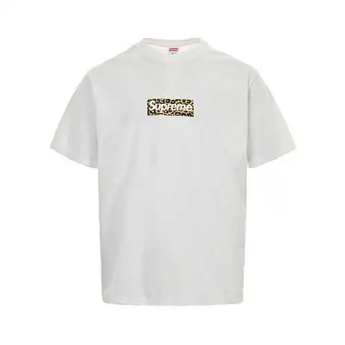 Supreme 24ss leopard print Box logo printed short sleeves