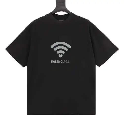 BLCG24ss WIFI love white ink direct printing short-sleeved T-shirt