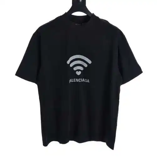 BLCG24ss WIFI love white ink direct printing short-sleeved T-shirt