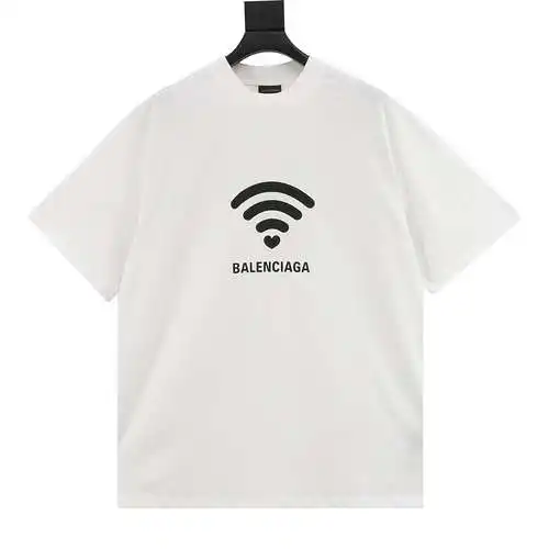 BLCG24ss WIFI love white ink direct printing short-sleeved T-shirt