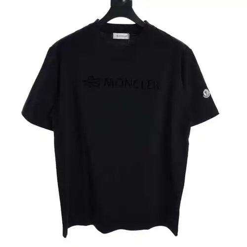 MC flocked letter logo short sleeves