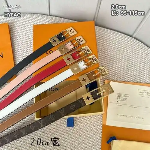 Cinturón LV Louis Vuitton al por mayor Cinturón para niñas LV Louis Vuitton al por mayor material de