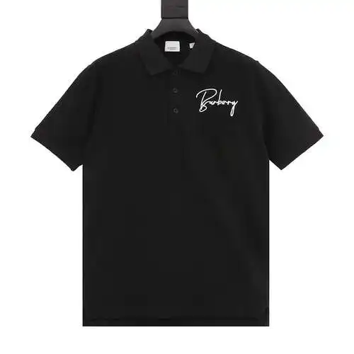 BBR22ss art signature short-sleeved polo shirt